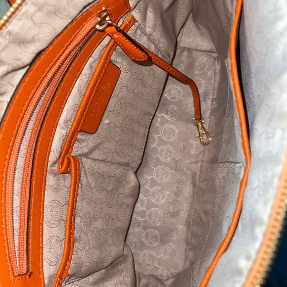 Orange Michael Kors Tote Bag - Picture 6 of 7